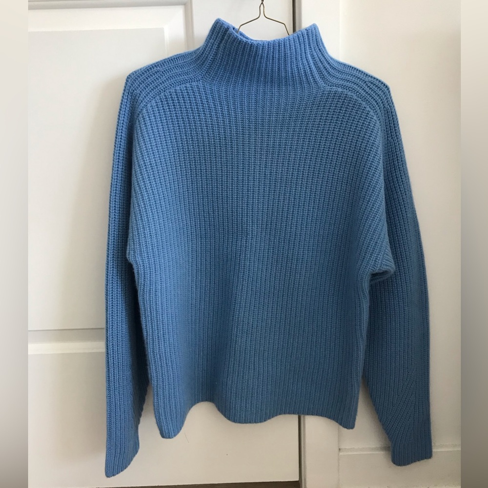 Blue Cashmere Ann Taylor Sweater